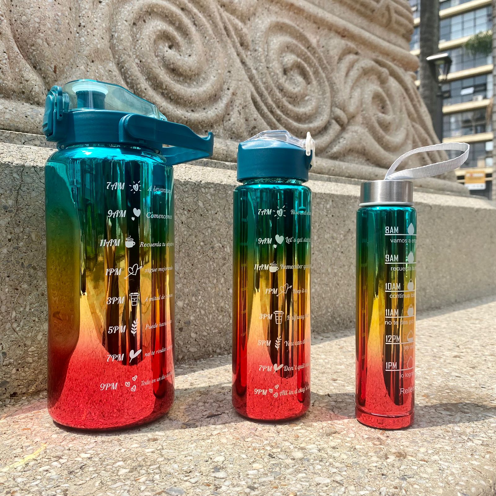 Miniatura 3 de Set X 3 Termos Motivacional Metalizados